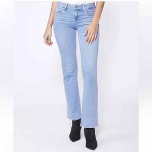 PAIGE Sloane Davia Destructed Straight Leg Jeans